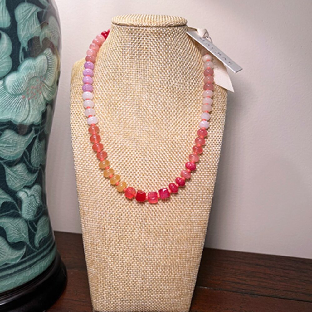 MACRAE & Co. Beaded Necklace with Natural Stone Beads